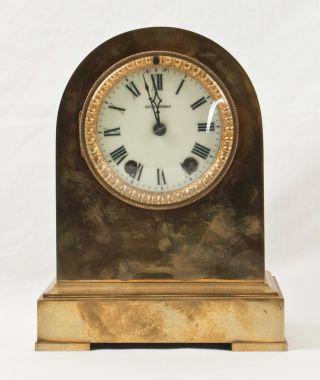 Seth Thomas Solid Bronze Striking Mantel Clock @ 1900 R.  Kaiser