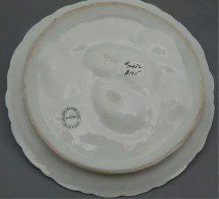 Vintage Porcelain Union Square N.  Y.  Oyster Plate,  c1920 3