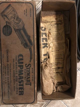 Vintage Stewart Clipmaster Model 51 - 1 Livestock Shears Great