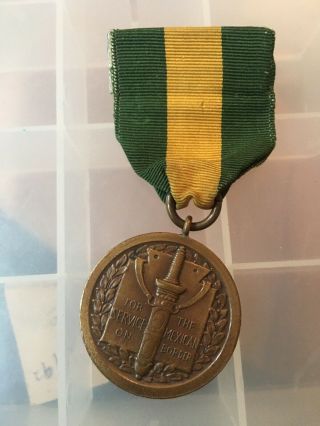1898 - 1902 Spanish American War For Service On The Mexican Border Medal & Ribbon