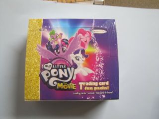 My Little Pony The Movie Trading Card Fun Pack Box.  Factory 24 Pack Box