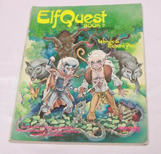 Vintage 1982 Elfquest Book 2 Graphic Novel Starblaze Editions Wendy Richard Pini