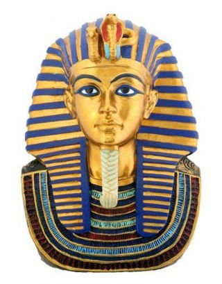 Ancient Egyptian Pharaoh King Tut Burial Mask Mini Figurine Egypt Decoration