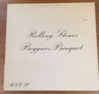 The Rolling Stones Beggars Banquet Lp Unboxed Decca Skl 4955 1k/2k Vg,  /vg