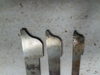 3 Cutter Irons Stanley No.  55 No.  82,  No.  84,  No 86 Reverse Ogee 3