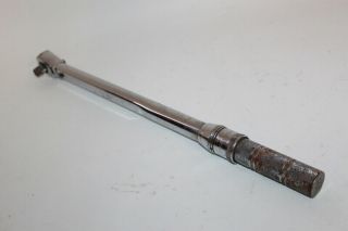 Vintage Craftsman Torque Wrench 944443 1/2 In Drive With Craftsman Crown Logo