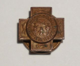 United Spanish War Veterans Lapel Pin Button Pre Wwi M3587