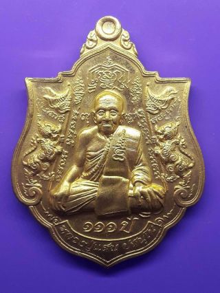 Coin Lp Saen Wat Bannongjik Thai Buddha Amulet Luck Charm Protect Pendant