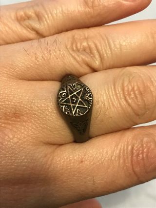 Pentagram Ring Copper
