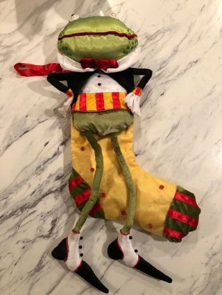Krinkles Department 56 By Patience Brewster Prince Frog Christmas Stocking