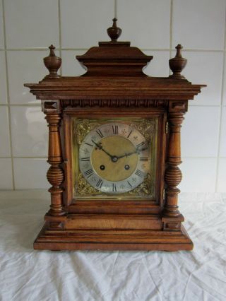 Fine Quality Ting Tang Chiming Bracket Clock - Circa - 1900 - Scheckenburger
