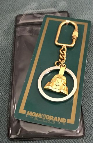 Mgm Grand Hotel Las Vegas Lion Key Chain 1993 Look
