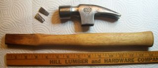 Vintage Belknap Bluegrass Bg - 947 - 20,  20 Oz Straight Claw Hammer