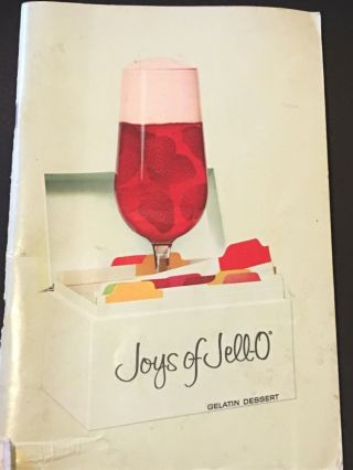 Joys Of Jello Vintage Dessert Gelatin Recipe Book