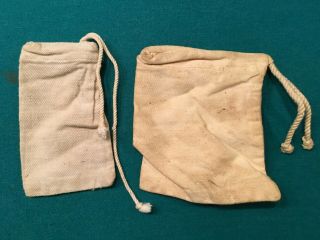 US Army Spanish American War Period Cotton Condiment Bags Haversack 2