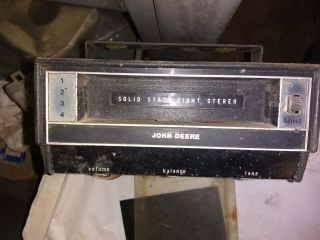 Vintage John Deere 8 Track Tape Player H