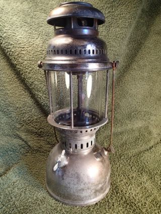 Primus Sweden Swedish Vintage Antique Gas Lamp Lantern W Glass Suprax
