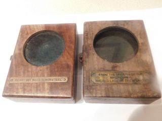Antique Marine Deck Chronometer Clock Cases From The 
