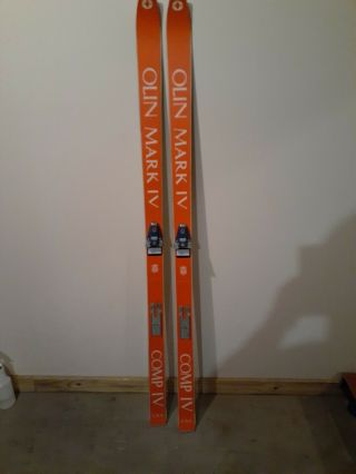 Vintage Olin Mark Iv Comp Iv Freestyle Skis Early Twin Tip 185 Cm Tyrolia 250