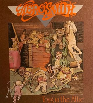Vtg 1975 Aerosmith Album Toys In The Attic Vinyl Record Lp 33479 Nm/nm