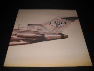 Beastie Boys Licensed To Ill Promo Vinyl Lp Record Def Jam Cbs Rare Hip Hop 1986