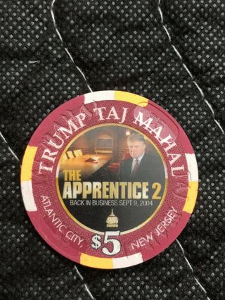 Trump Taj Mahal $5.  00 Limited Edition Donald Trump Your Fired (rare)