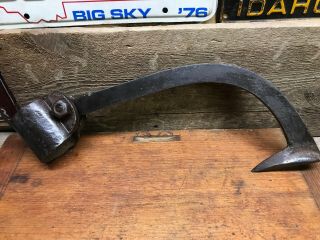 Vintage/antique Cant Hook/peavey/log Roller 14” Hook & Band Logging Tool