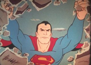 Vintage Superman ”the Pernicious Parasite” 16mm Film Cartoon 1968