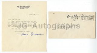 Eleanor Roosevelt - U.  S.  First Lady,  Franklin D.  Roosevelt - Signed Letter,  1959