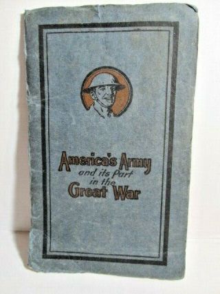 World War I Period Item Memory Book Army In Great War Handwritten Pages Diary