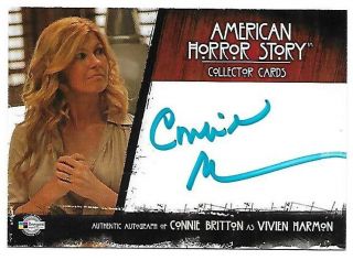 American Horror Story Season 1 Sdcc Cbc Autograph Card Connie Britton As Vivien