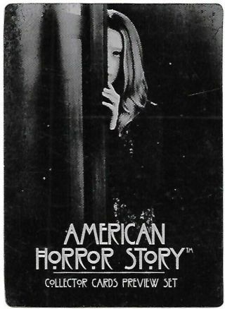 American Horror Story Season 1 Preview Set Ap Applecards Uk Promo Printing Plate