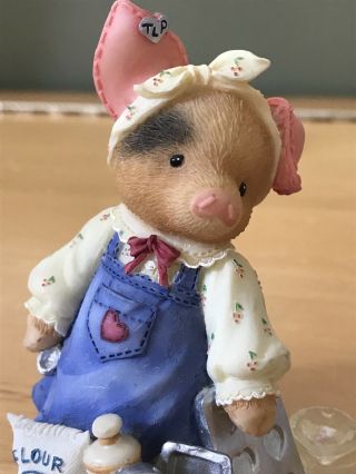 This Little Piggy,  Collectable 1997 Tlp Enesco; “i Love Bacon " ; Numbered; Baker