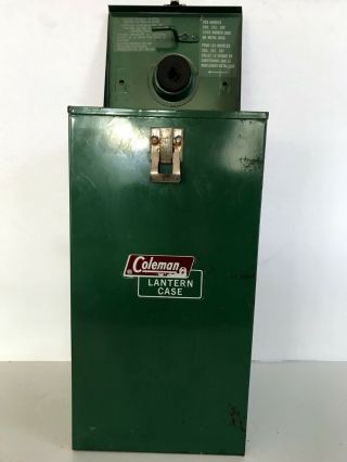 Vintage Coleman Lantern Green Case Fit For Model 240 - 242 - 247