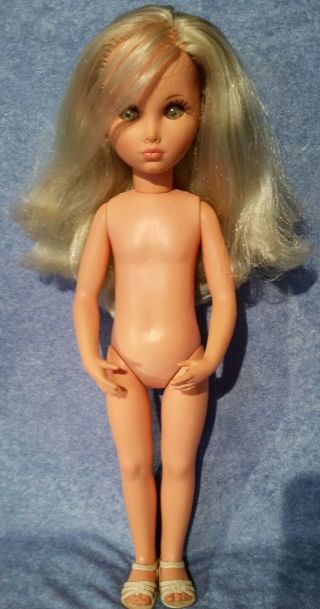 Vintage 60s 1960s Furga Alta Moda 45 Nude Sylvie Doll with Shoes Sandals 2