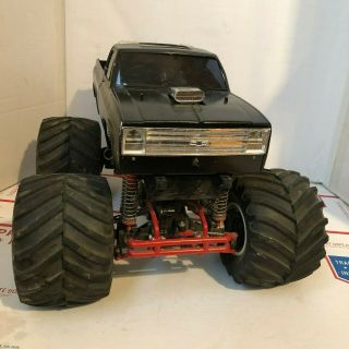 Vintage Tamiya 1987 Clod Buster Rc 4x4x4 Monster Truck Rolling Parts Chassis