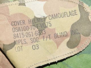 Us Army Usmc Marine Vietnam Mitchell Camo M - 1 Helmet Cover 