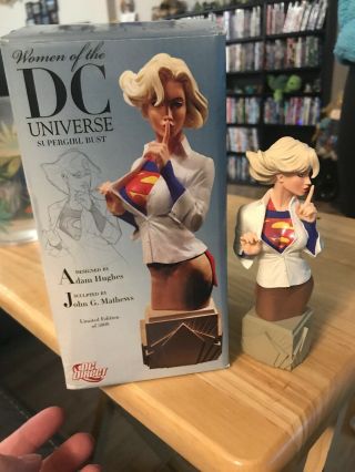 Dc Direct Women Of The Dc Uinverse Supergirl Bust Limited Edition Adam Hughes
