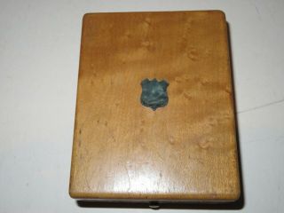 Vintage Lufft Compens.  No.  22494 Barometer Altimeter Gilded Wooden fitted box 2