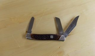 Vintage John Primble Belknap Hdw & Mfg 5371 Three Blade Stockman Pocket Knife