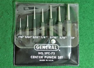 General No.  Spc - 73 Center Punch Set Machinist Tools