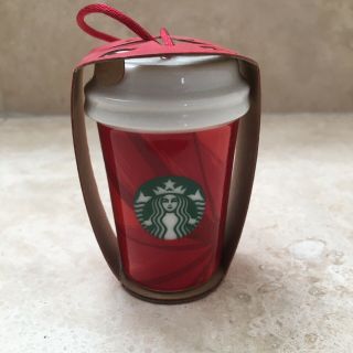 Starbucks Holiday 2014 Ceramic Christmas Ornament/red Cup
