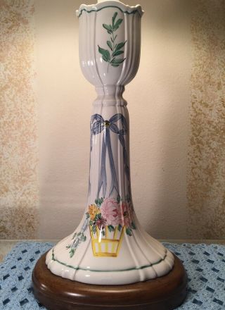 Wildwood Vintage Hand - Painted Candlestick Table Lamp
