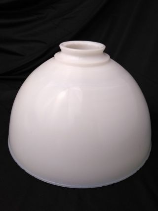 Vtg Milk Glass Lamp Shade Torchiere Diffuser,  2.  5 " Fitter,  For Stiffel Rembrandt
