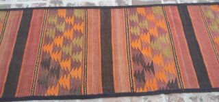 2 ' 5 x 11 ' 10 Handmade Vintage Afghan Tribal Maldari Wool Persian Kilim Runner Rug 2