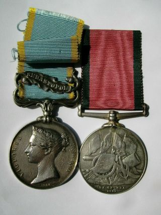 Victorian Crimea & Ottoman War Medal Pr Pte Sergeant Coldstream Gds Fr Leicester