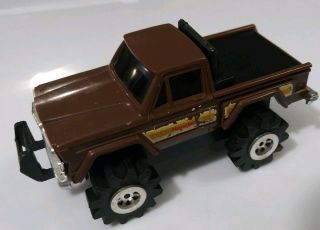 Vintage Schaper Stomper 4x4 (brown Jeep Honcho) Runs Strong W/ Light