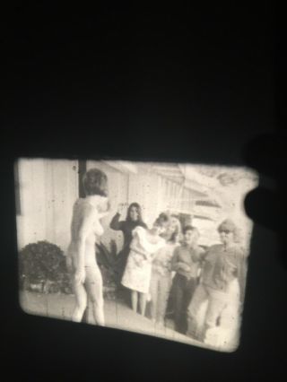 Vtg 60s 8mm 5 Girls Undress Initiation Beaver Nude Girlie Risque Pinup Stag Film