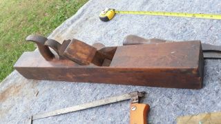 Vintage N Chapin & Co Wood Hand Plane Eagle Factory With A Providence Tool Co.