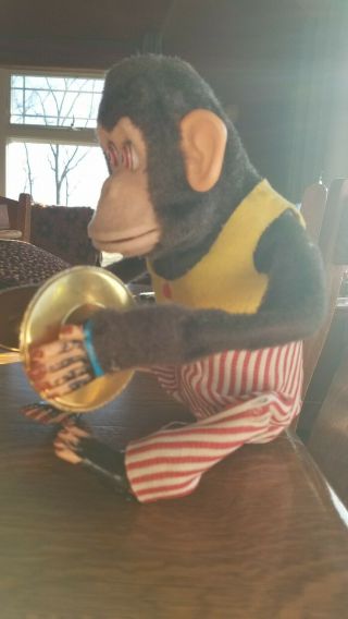 Vintage Daishin CK Japan Jolly Chimp Monkey With Cymbals - 2